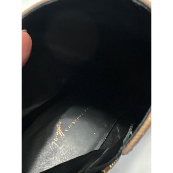 Giuseppe Zanotti Leather Platform Ankle Booties Size 39, US 9 - Picture 3 of 13